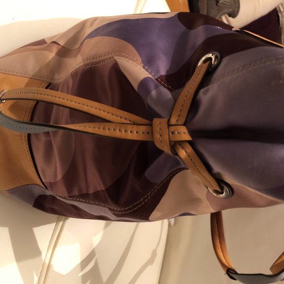 COACH PURSE NO. J1126-18870 MEDIUM With Signature Logo Multicolor EUC - Picture 9 of 9